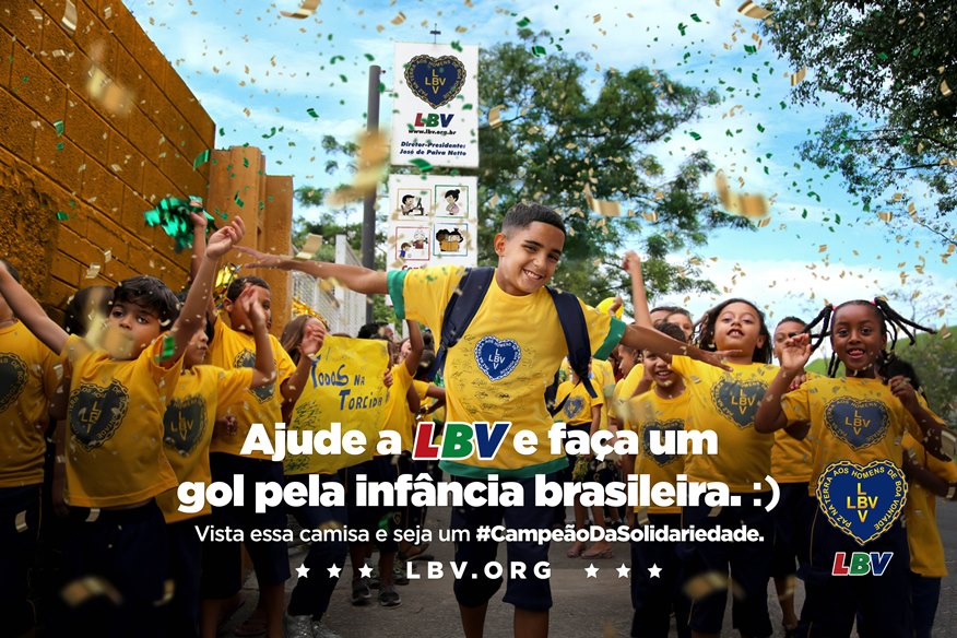 Faça um gol pela infância brasileira!