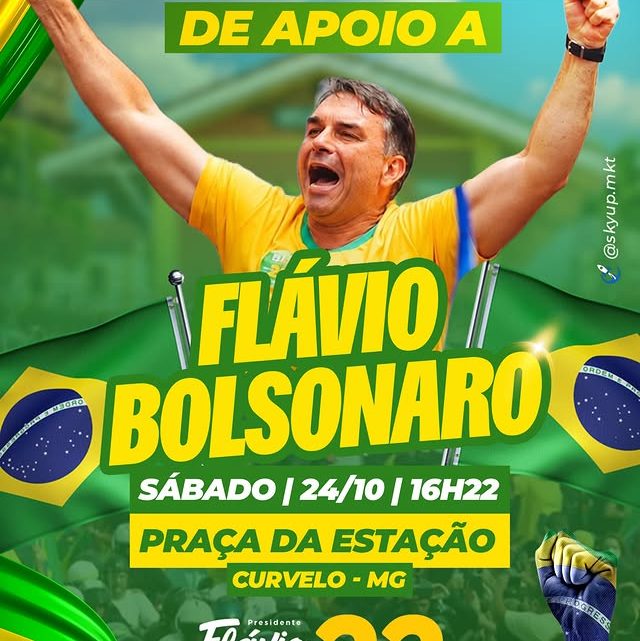 Curvelo terá nova carreata em apoio a Flávio Bolsonaro no dia 24 de outubro